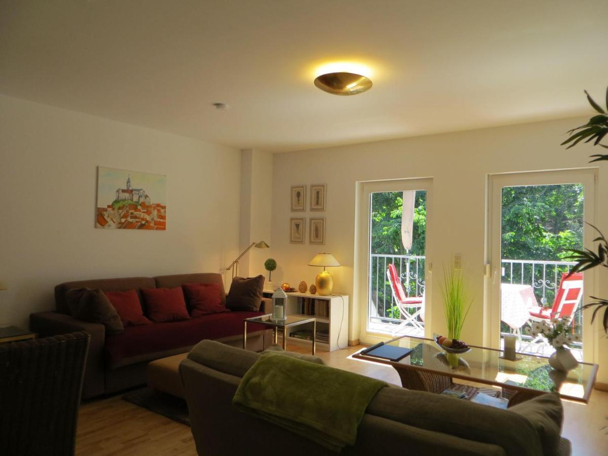 Weisses-Haus-Am-Kurpark-Fewo-Waldblick Quedlinbourg Extérieur photo