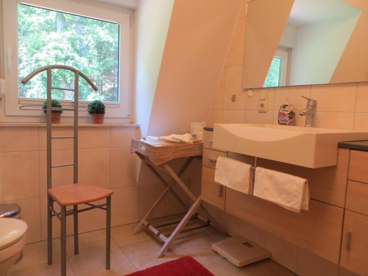 Weisses-Haus-Am-Kurpark-Fewo-Waldblick Quedlinbourg Extérieur photo